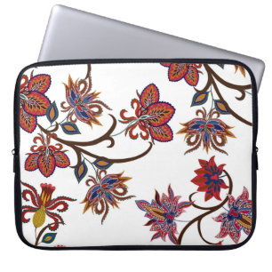 Oriental motives. Seamless pattern with beautiful  Laptop Sleeve