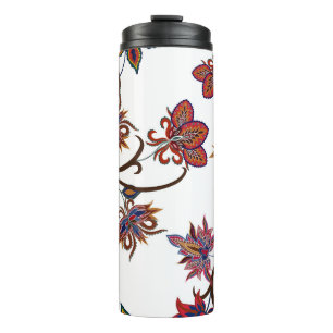 Oriental motives. Seamless pattern with beautiful Thermal Tumbler