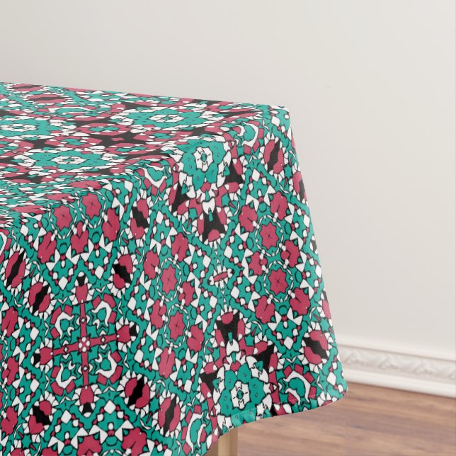 Oriental ornament tablecloth (In Situ)