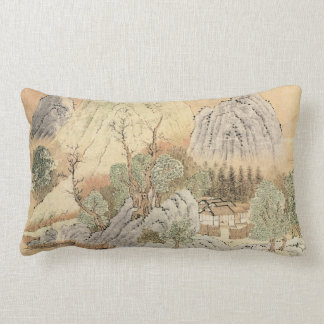 Oriental painting Throw Pillow