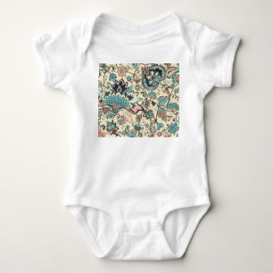 Oriental Paisley: Stylised Textile Elegance. Baby Bodysuit