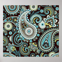 Oriental Paisley Vintage Seamless Pattern