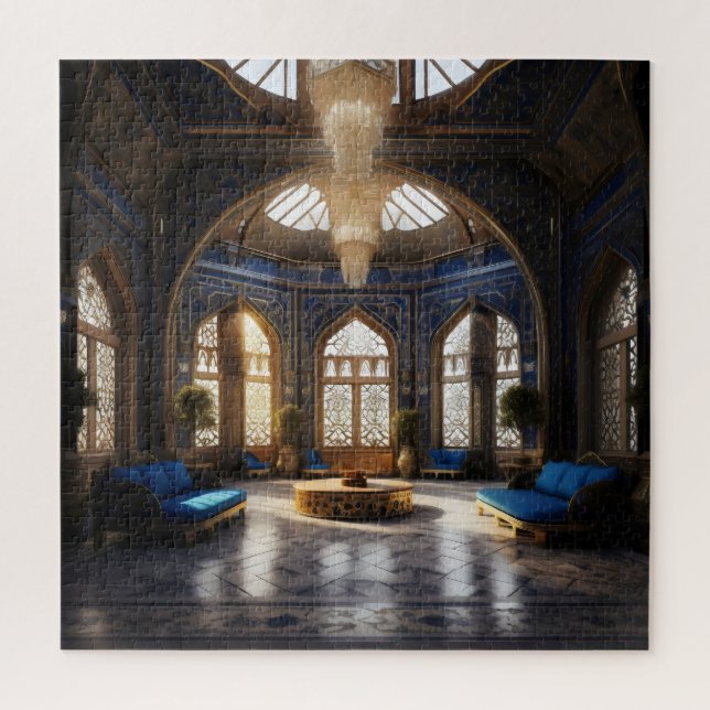 Oriental Palace Indoors Jigsaw Puzzle (Vertical)
