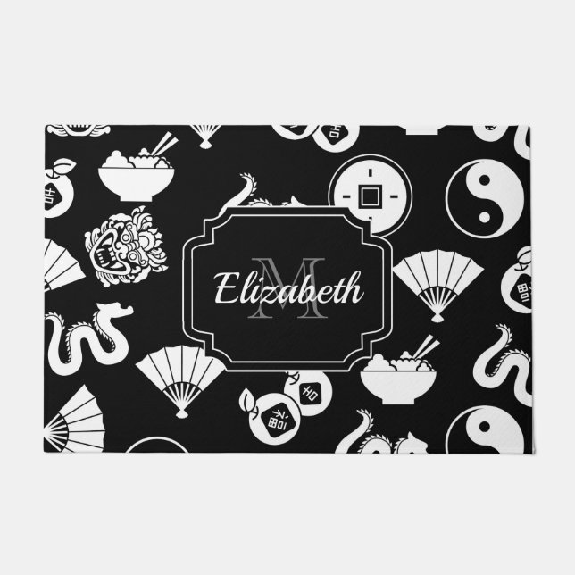 Oriental Pattern Doormat (Front)