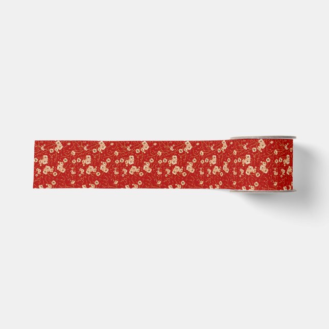 oriental pattern grosgrain ribbon (Front)