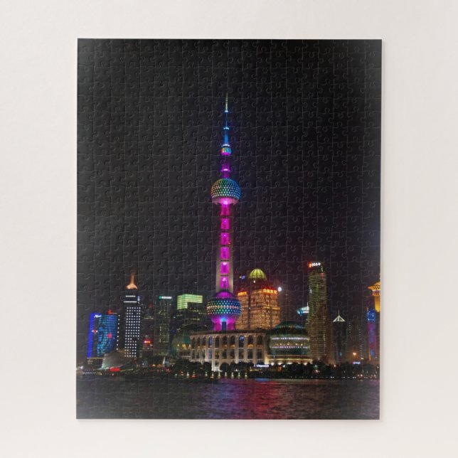 Oriental Pearl Tower - Shanghai - 16x20 - 520 pcs Jigsaw Puzzle (Vertical)