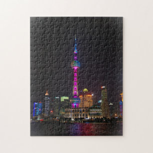 Oriental Pearl Tower - Shanghai, China Jigsaw Puzzle