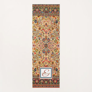 Oriental Persian Carpet Monogram- Personalised Yoga Mat