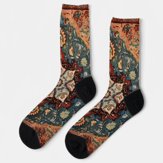 Oriental Persian Carpet Snowflake Socks