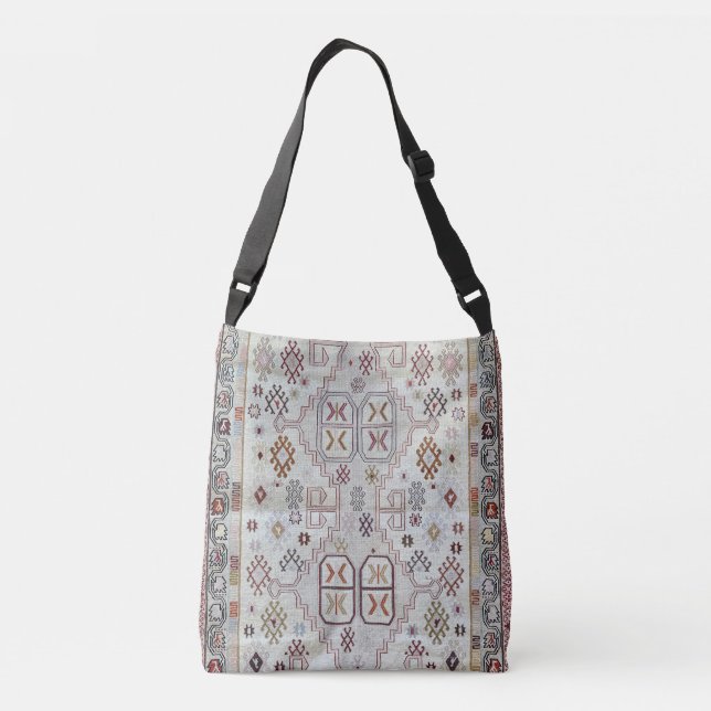 Oriental Persian Pattern Crossbody Bag (Back)