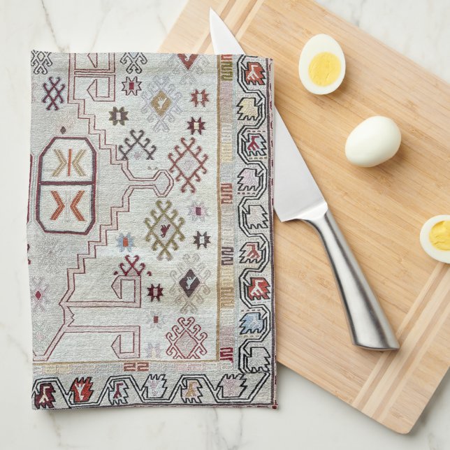  Oriental Persian Pattern  Tea Towel (Quarter Fold)