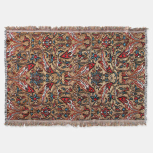 Oriental Persian Pattern Throw Blanket