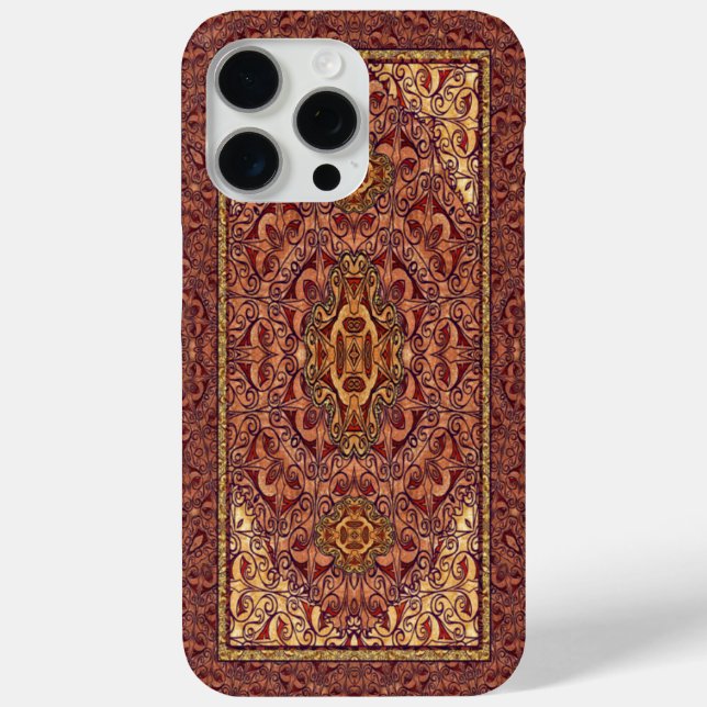 Oriental Persian Red Gold Case-Mate iPhone Case (Back)
