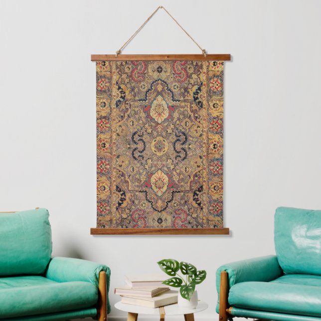 Oriental Persian The Yakob "Polonaise" Print Hanging Tapestry (Living Room)