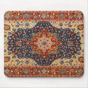 Oriental Persian Turkish Carpet  Pattern Mouse Pad
