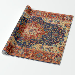 Oriental Persian Turkish Carpet  Pattern Wrapping Paper