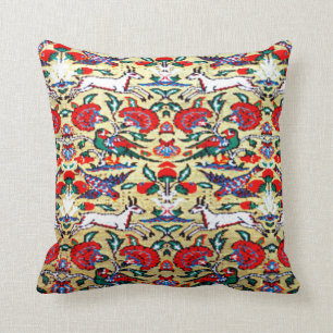 Oriental Persian , Turkish Pattern, Animals Cushion