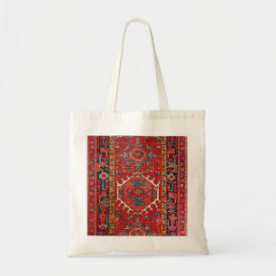 Oriental Persian , Turkish Pattern, Carpet, Red Tote Bag