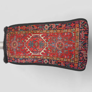 Oriental Persian , Turkish Pattern, Red Golf Head Cover