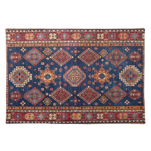 Oriental Persian Turkish Rug Pattern Placemat