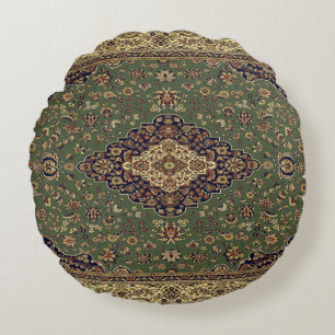 Oriental Persian Turkish Rug Round Cushion