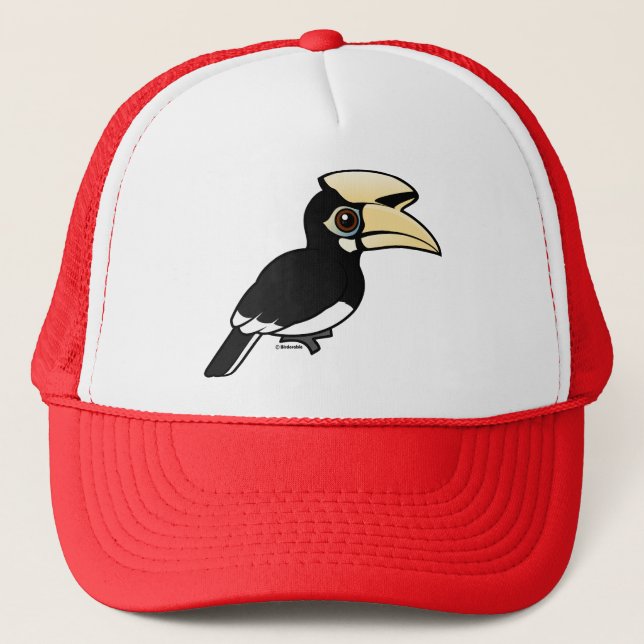 Oriental Pied Hornbill Trucker Hat (Front)