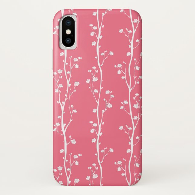 Oriental plum blossom pattern Case-Mate iPhone case (Back)