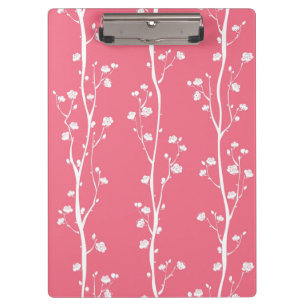 Oriental plum blossom pattern clipboard