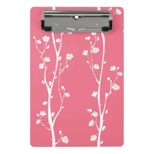 Oriental plum blossom pattern mini clipboard