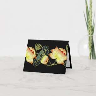 Oriental Poppies Note Card - Blank