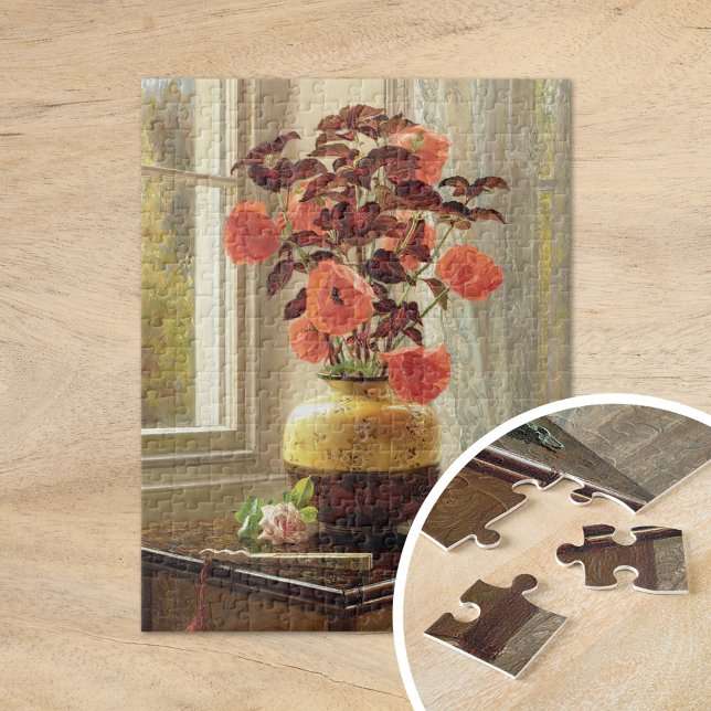 Oriental Poppy and Coleus | Jessica Hayllar Jigsaw Puzzle (Creator Uploaded)