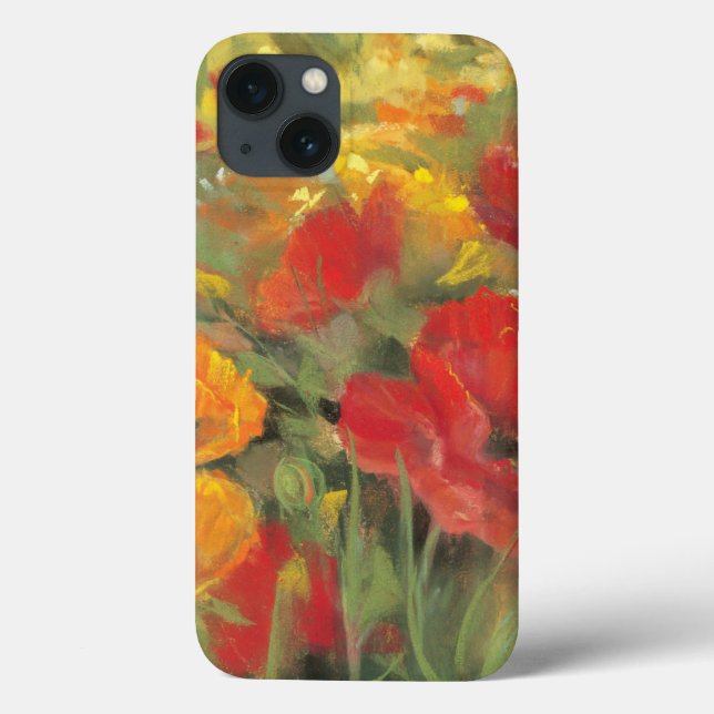 Oriental Poppy Field Case-Mate iPhone Case (Back)