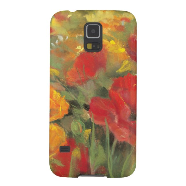 Oriental Poppy Field Case-Mate Samsung Galaxy Case (Back)