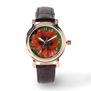 Oriental poppy watch