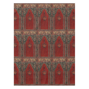 Oriental Prayer Rug design - Mosque  interior moti Tablecloth