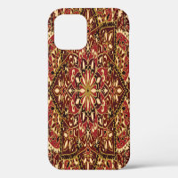 Oriental Red: Vintage Floral Carpet