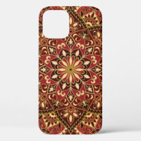 Oriental Red: Vintage Floral Carpet