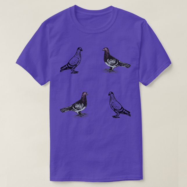 Oriental Roller pigeon breed dove 2 T-Shirt (Design Front)