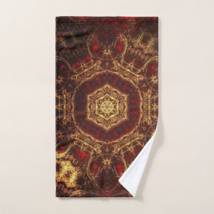 Oriental Rug  Bath Towel Set