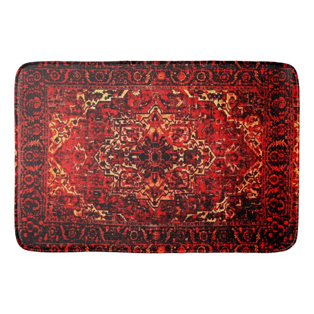 Oriental rug - bold design in  warm colours  (Front)
