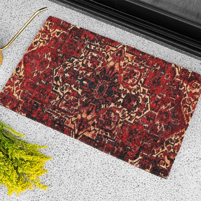 Oriental rug design in dark red (Creator Uploaded)