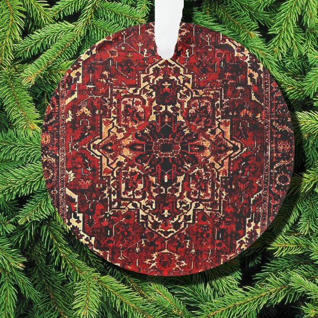Oriental rug design in  dark red  ornament (Creator Uploaded)