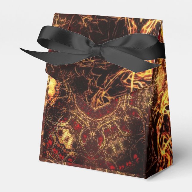 Oriental Rug Favour Box (Front Side)