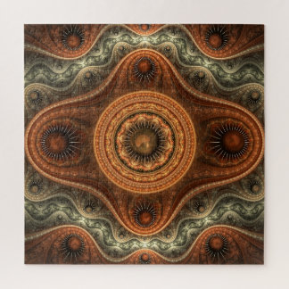 Oriental Rug - Fractal Art by Stan Ragets Jigsaw Puzzle