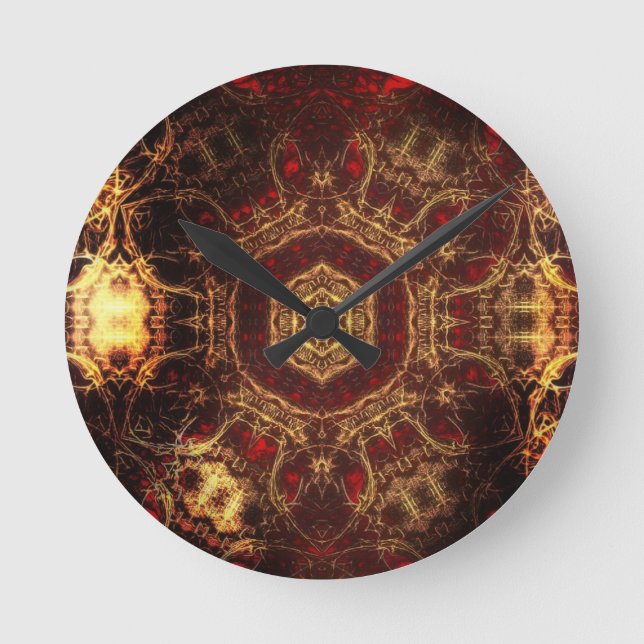 Oriental Rug  Round Clock (Front)
