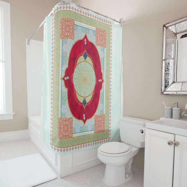 Oriental Rug - Shower Curtain (In Situ)