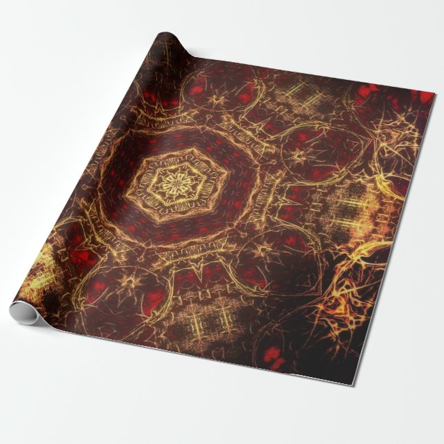Oriental Rug Wrapping Paper (Unrolled)