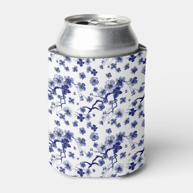 Oriental Sakura Branch Pattern Can Cooler (Can Front)