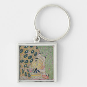Oriental Scenery Design (colour litho) Key Ring