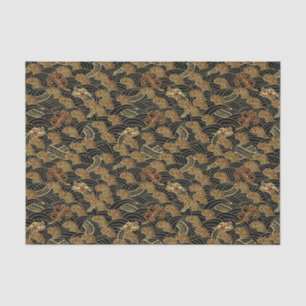 Oriental Sea Dragon Pattern Tissue Paper